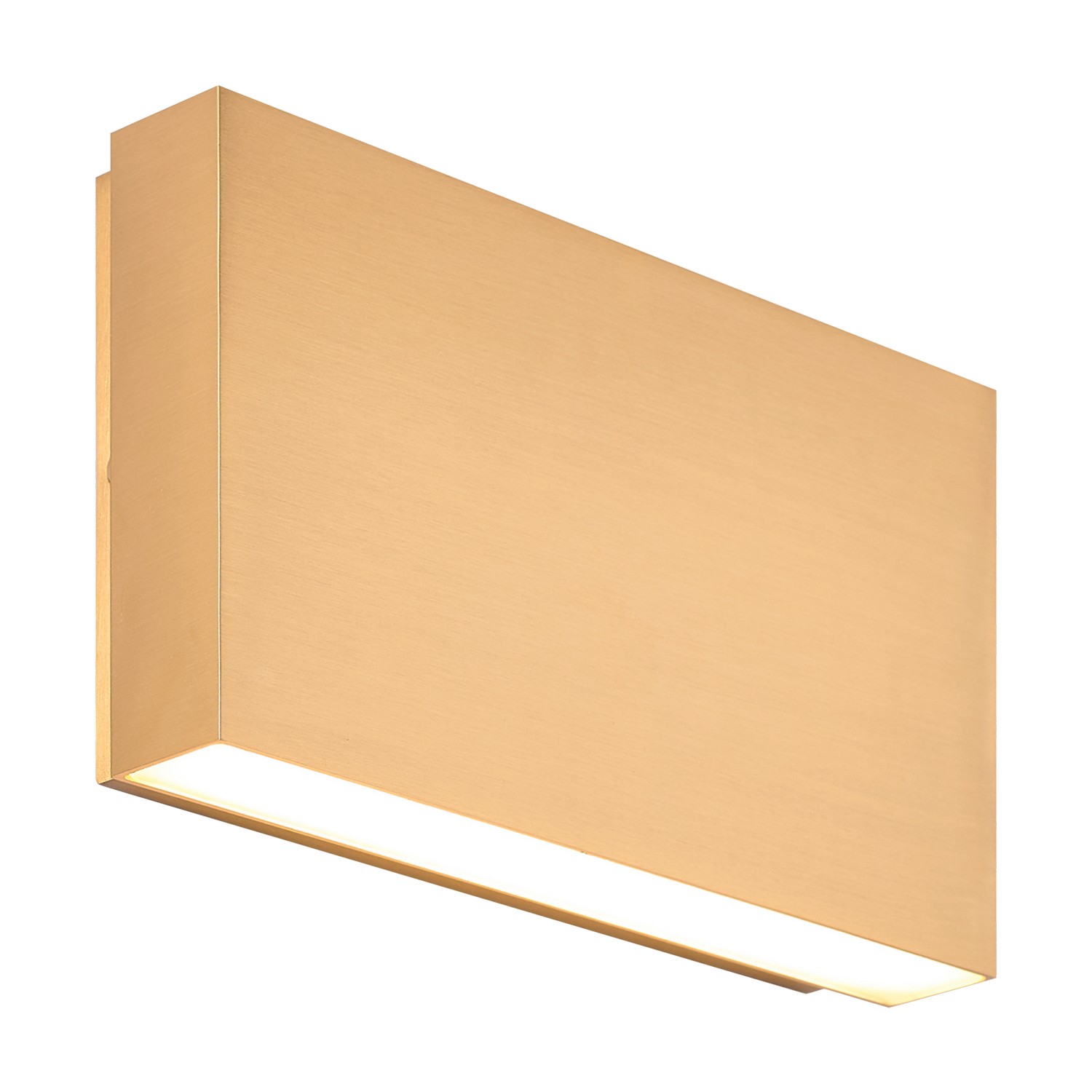 Aged Gold Brass LED Outdoor Lantern from the Weston Collection