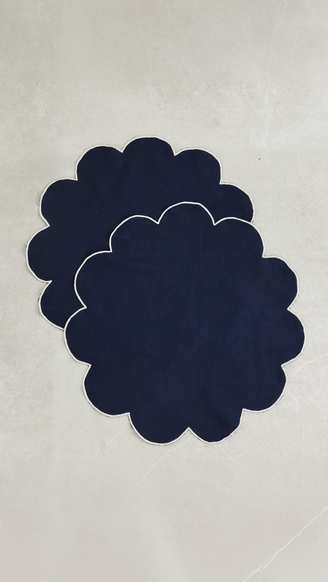 Eterna Placemats Set Navy One Size