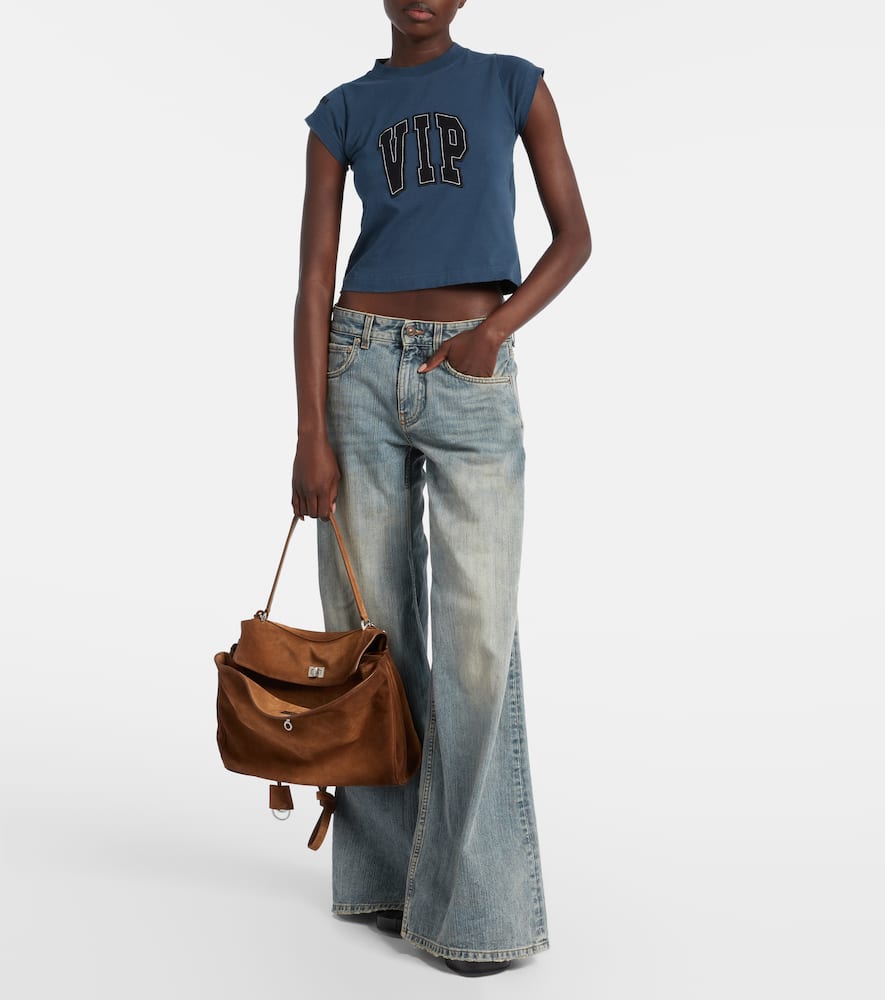 Rodeo Medium suede tote bag
