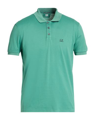 C. p. Company Man Polo shirt Green Size S Cotton
