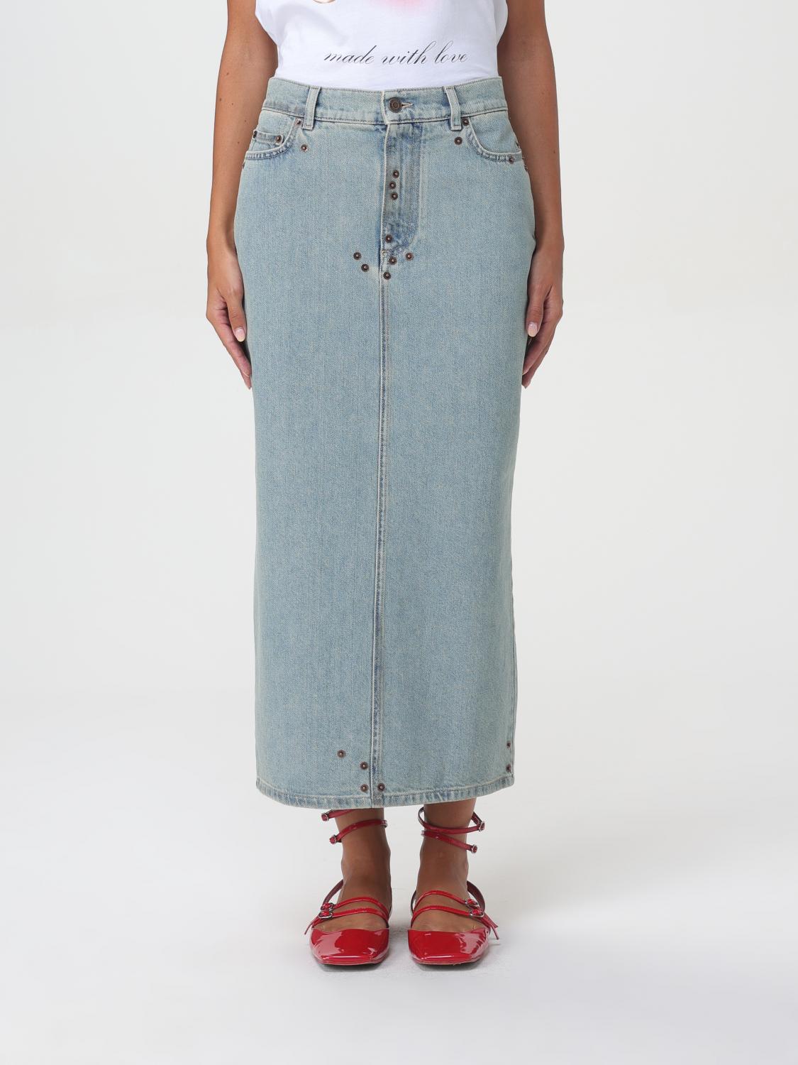 Skirt Woman color Blue