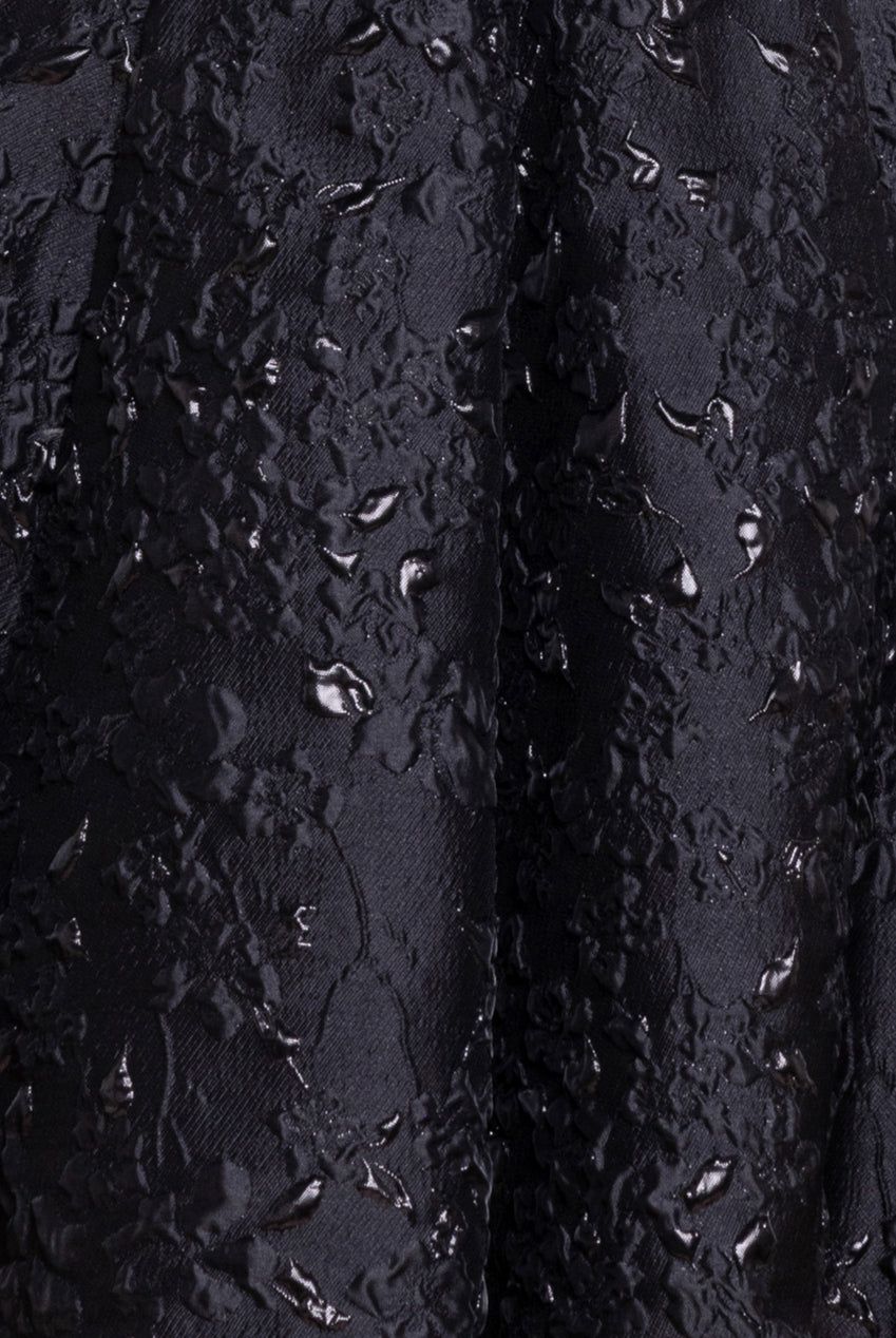 Jacquard Sleeveless A line Mini Dress