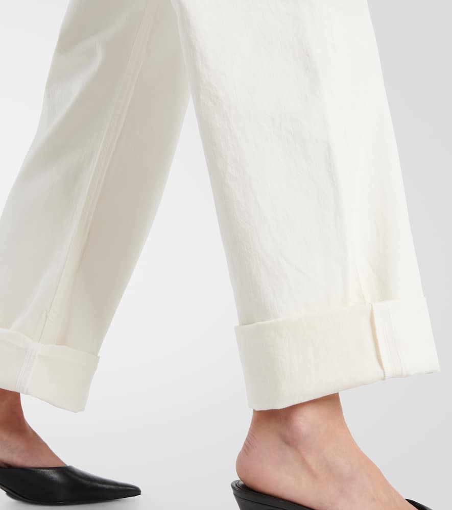 Ayla mid-rise wide-leg jeans