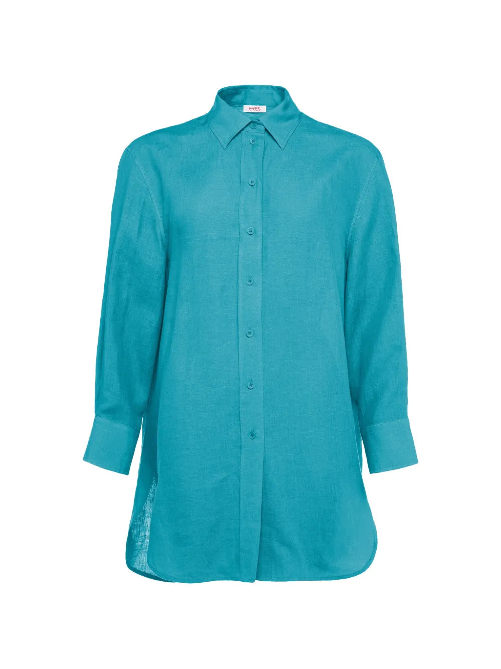 Linen Shirt — Teal