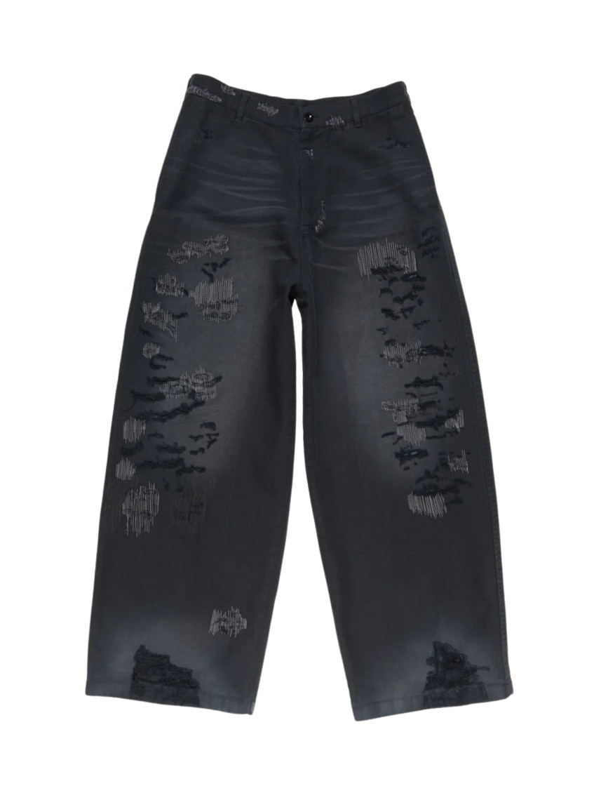 Back Distressed Jeans