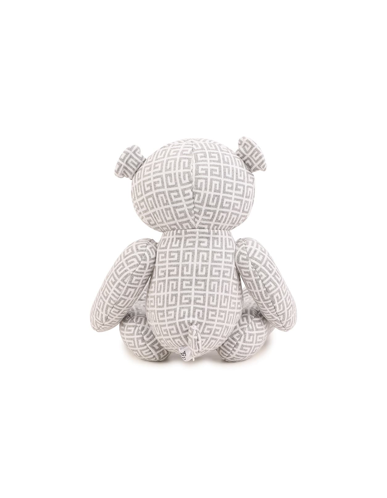 Grey 4g Jacquard Teddy Bear