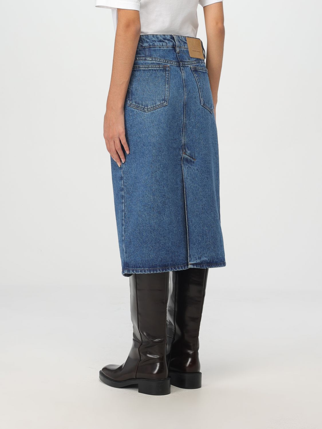 Pencil denim skirt - Blue
