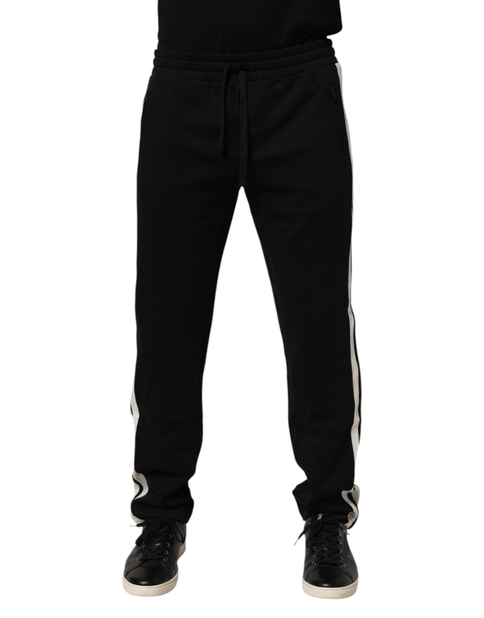Cotton Sweatpants Joggers — Black