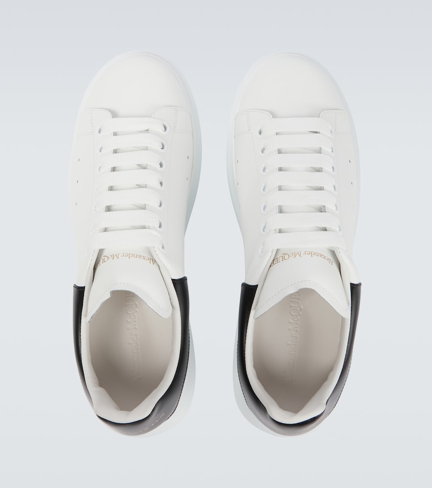 McQueen Oversized leather sneakers