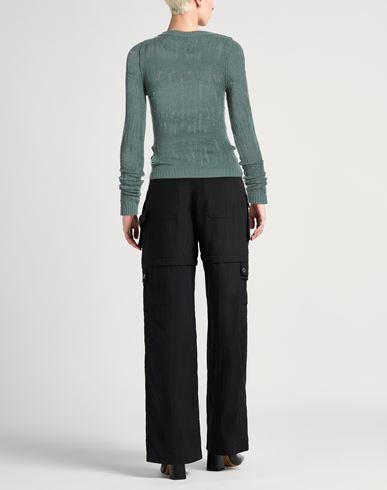 Woman Sweater Dark green Size M Viscose, Polyester