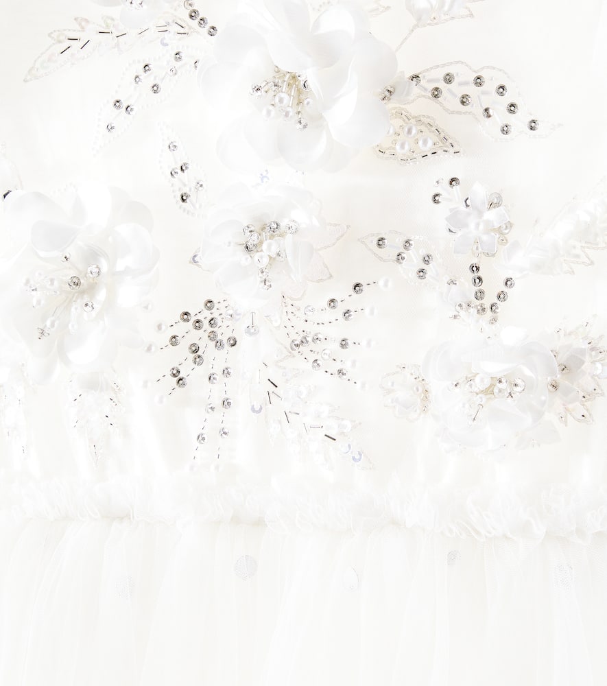 Garden Soirée embellished tulle dress