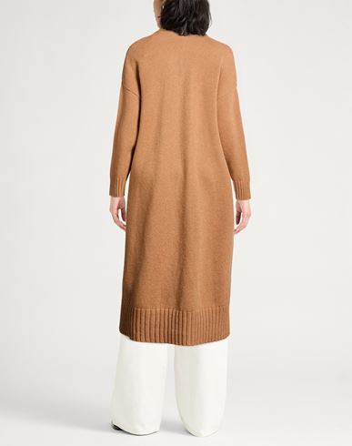 Woman Cardigan Camel Size 10 Wool