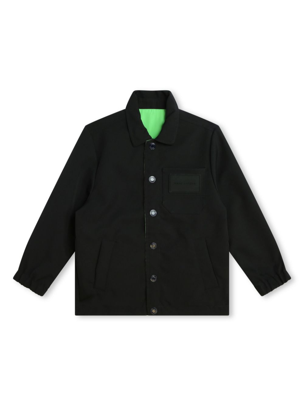 Logo-print reversible jacket - Black