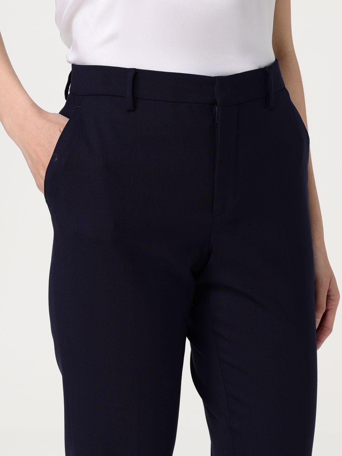 Tagliatore tailored-cut trousers - Black