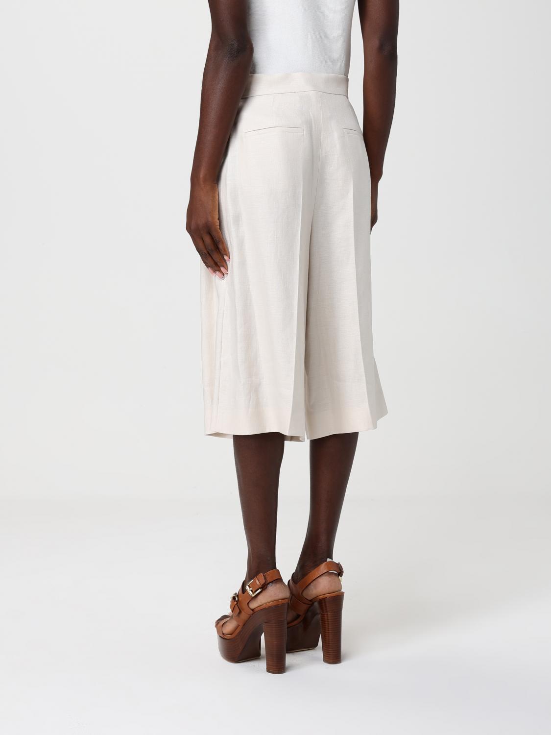 Pants Woman color Beige