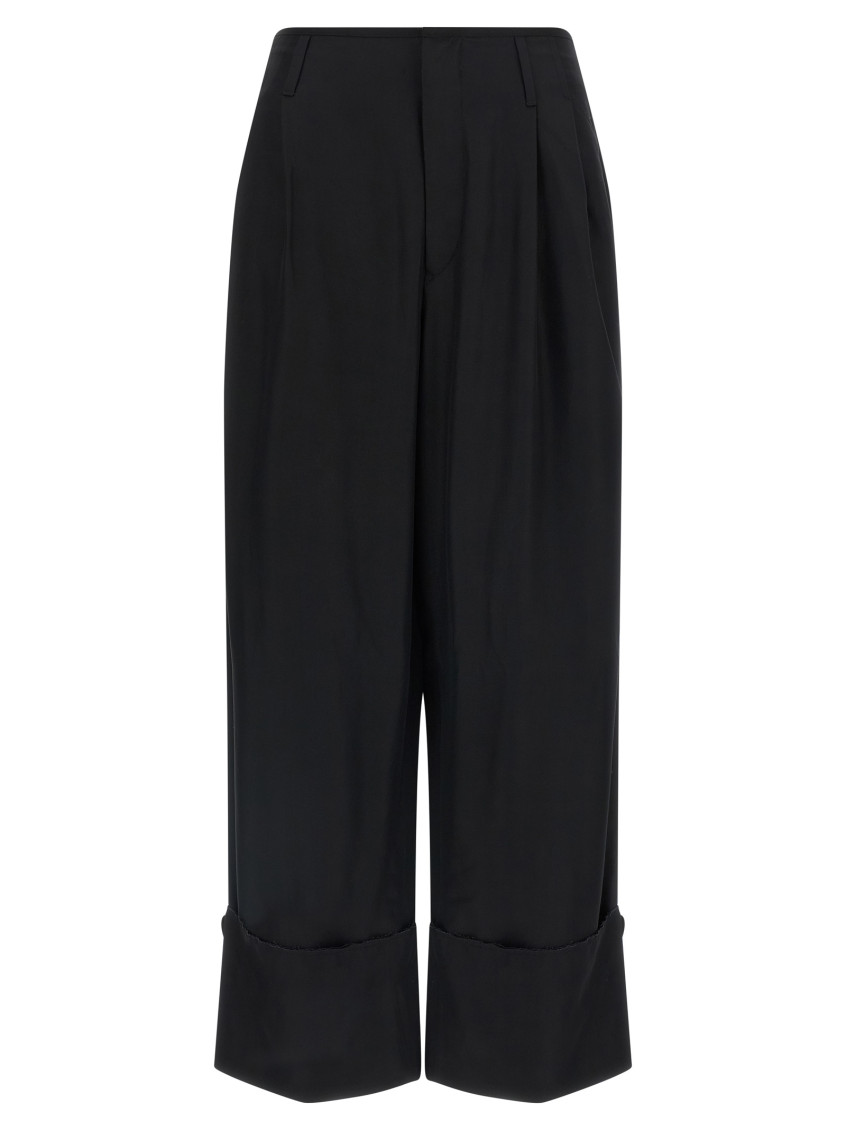 Darkpark - diana trousers pleated front cuffed he