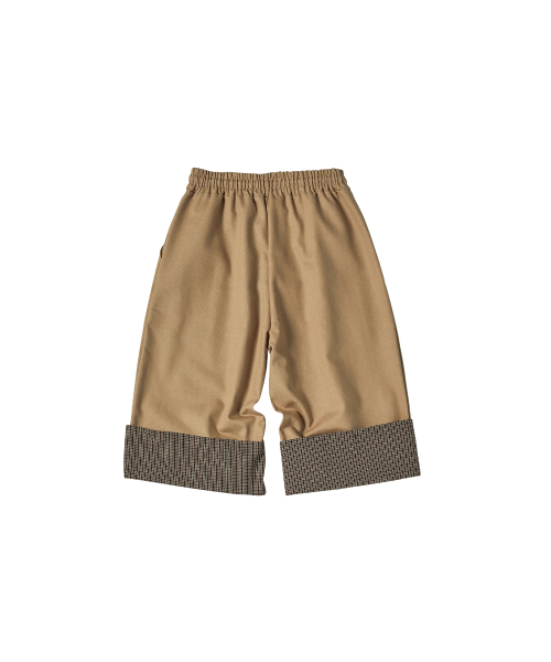 W CHECK MAPLE BERMUDA SHORTS