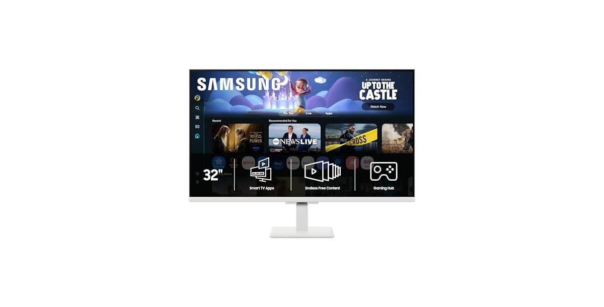 32-Inch M5 (M50F) Fhd Smart Monitor with Streaming Tv, Speakers - White