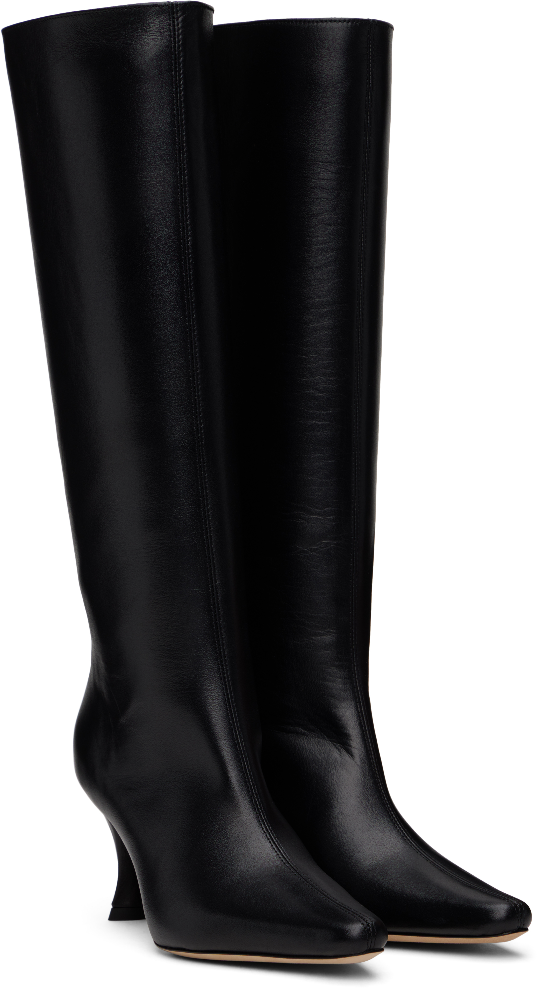 BY FAR Black Stevie 42 Tall Boots