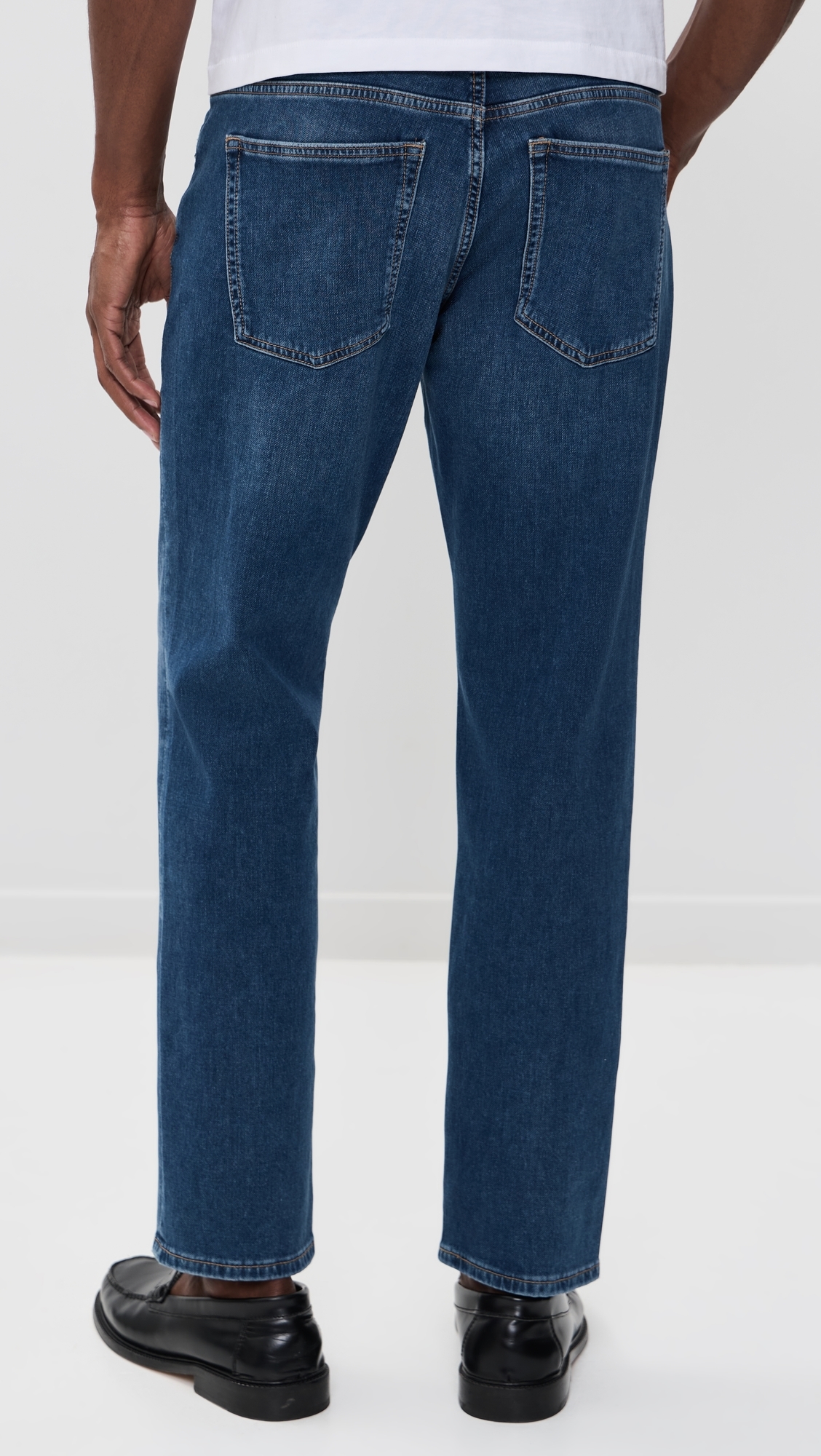 Ord Straight Knit Jeans Forget Me Not