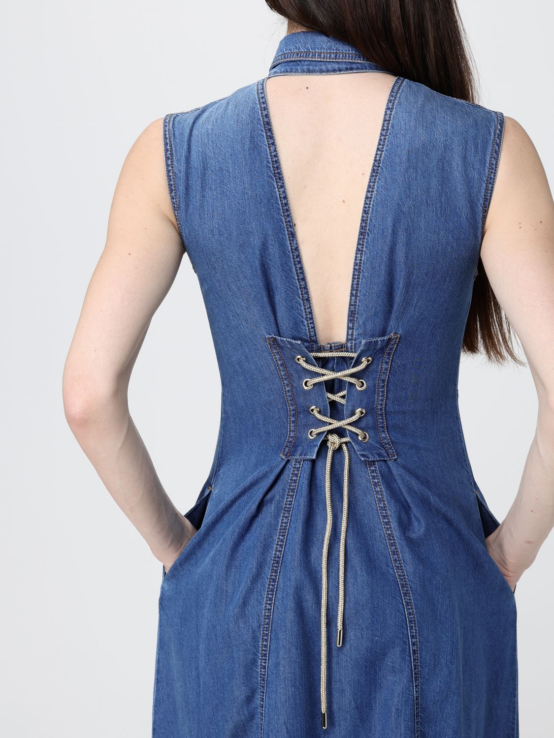 Dress Woman color Denim