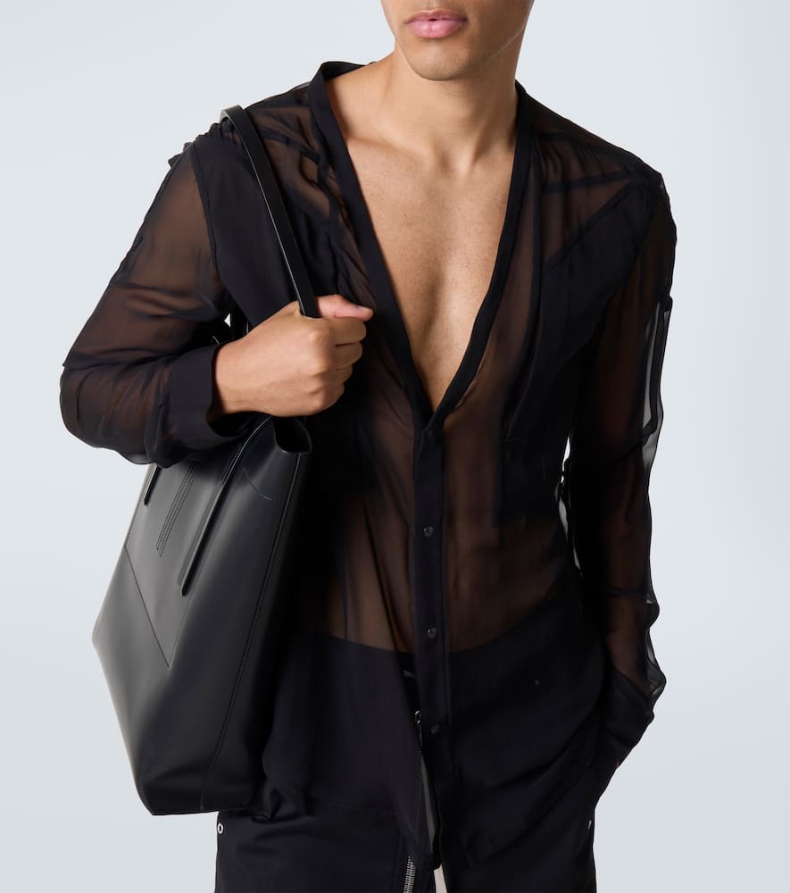 Sheer silk shirt