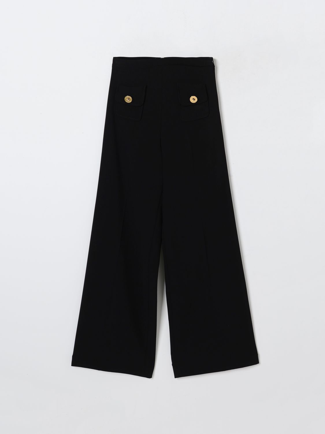 Pants ELISABETTA FRANCHI LA MIA BAMBINA Kids color Black