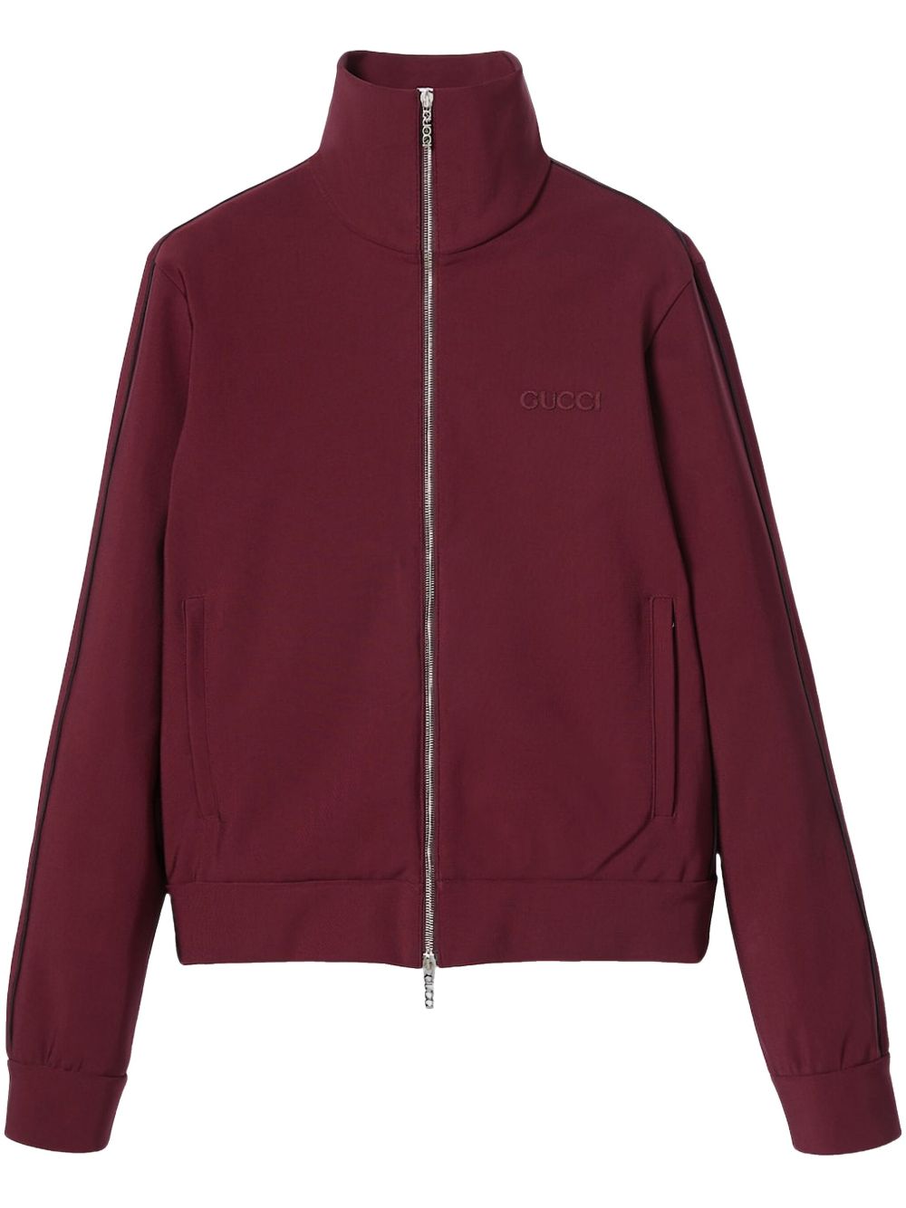 Zip-front track jacket - Red