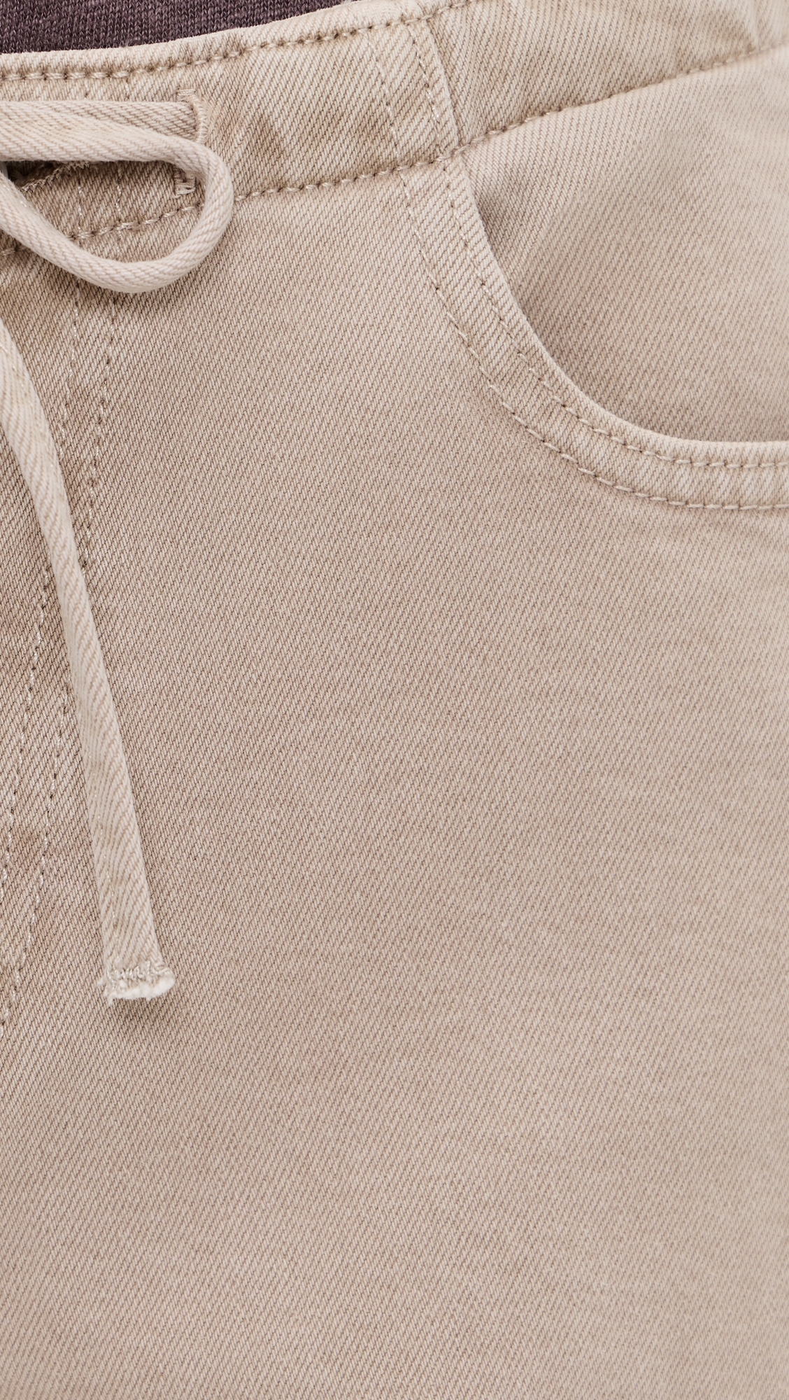 The Big Easy Pull On Wide Leg Jeans Sand Dollar