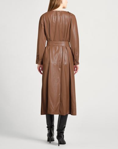 Woman Midi dress Camel Size 6 Polyester, Polyurethane