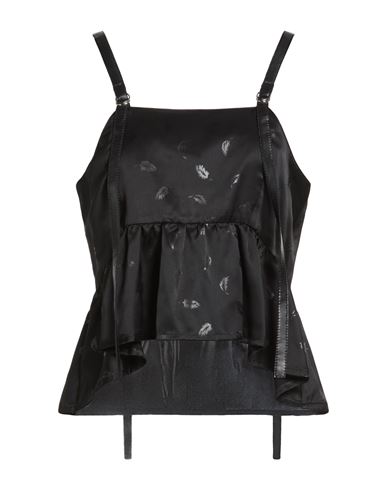 Woman Top Black Size M Polyester