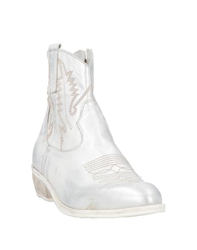 Woman Ankle boots Silver Size 7 Leather