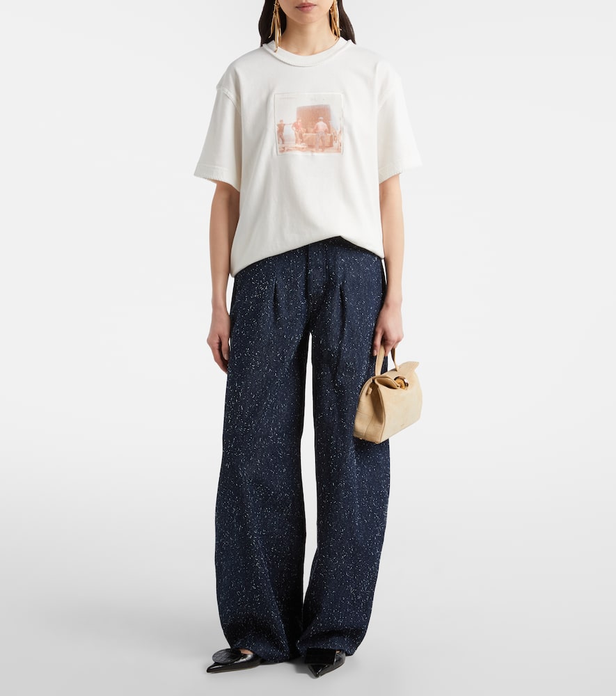 Paysan printed cotton jersey T-shirt