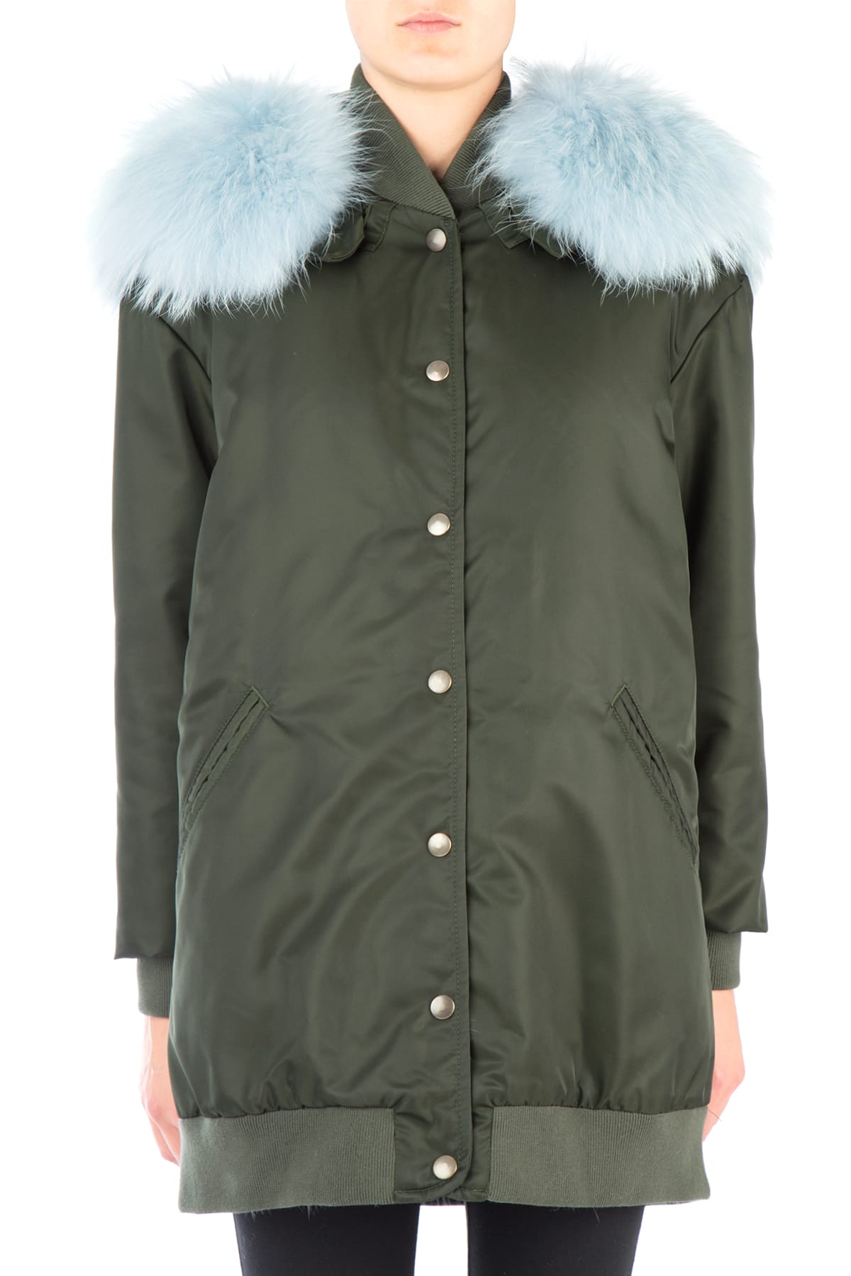 Bomber Down Jacket — Green