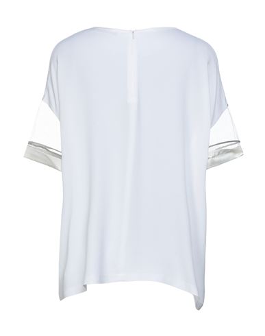 Woman Top Ivory Size 6 Acetate, Silk, Polyamide, Elastane, Ecobrass