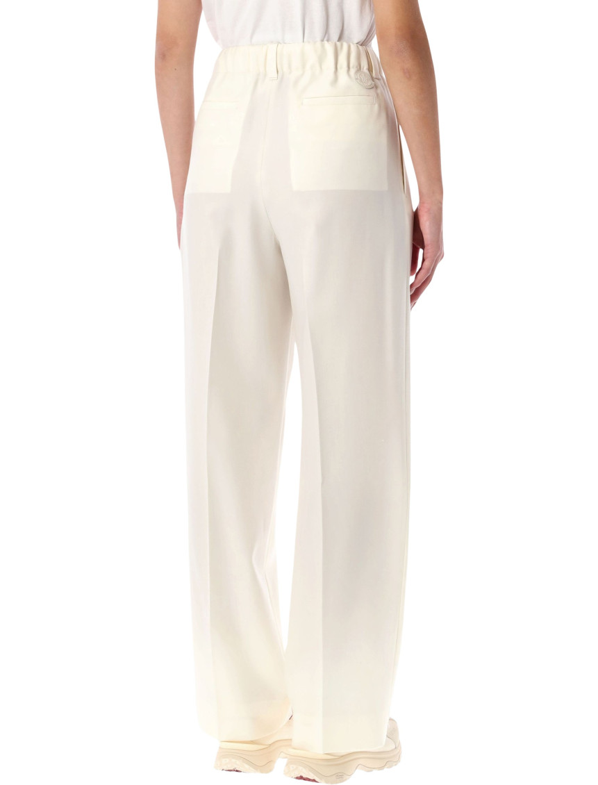 Wool Gabardine Tailored Trousers