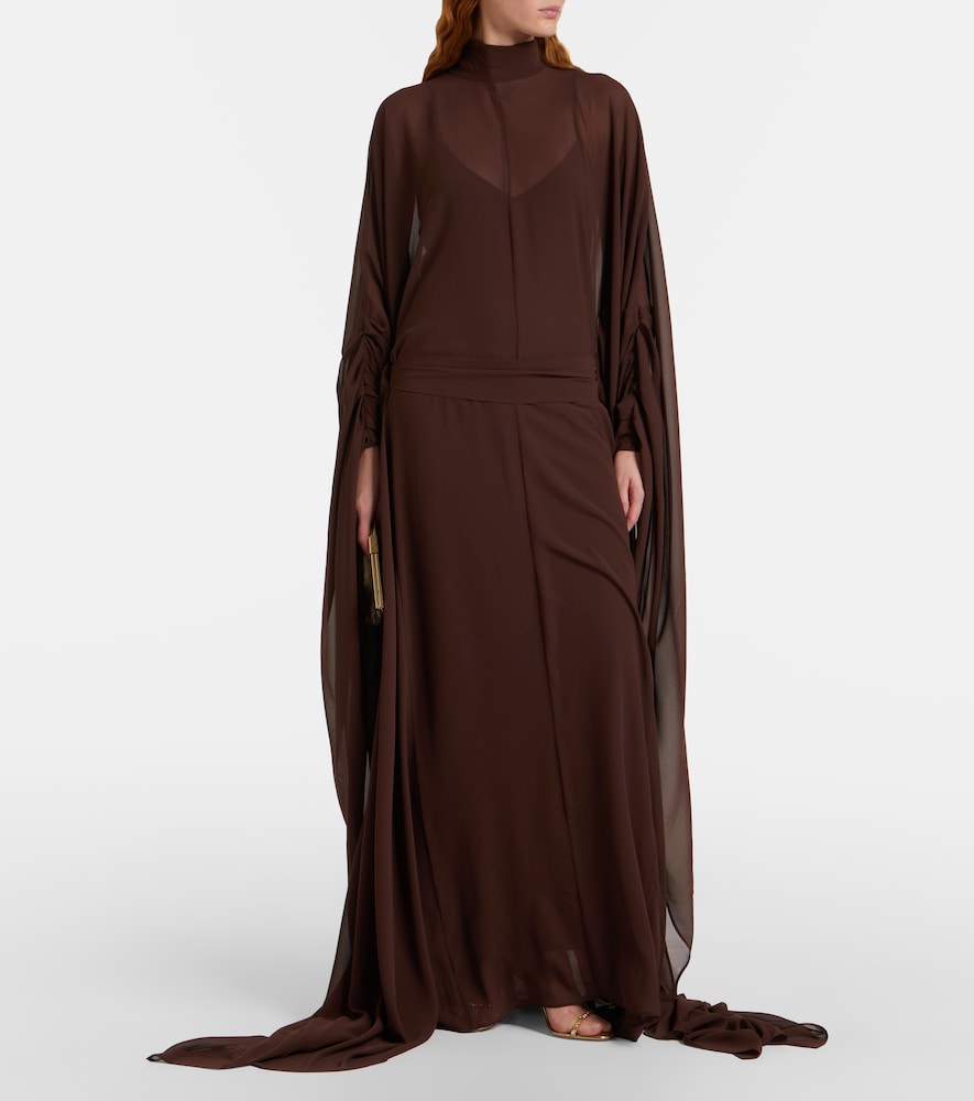 Nila chiffon gown