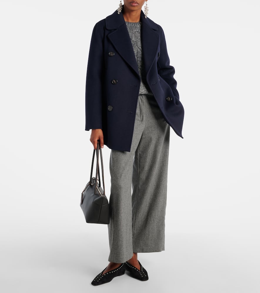 Floria virgin wool straight pants