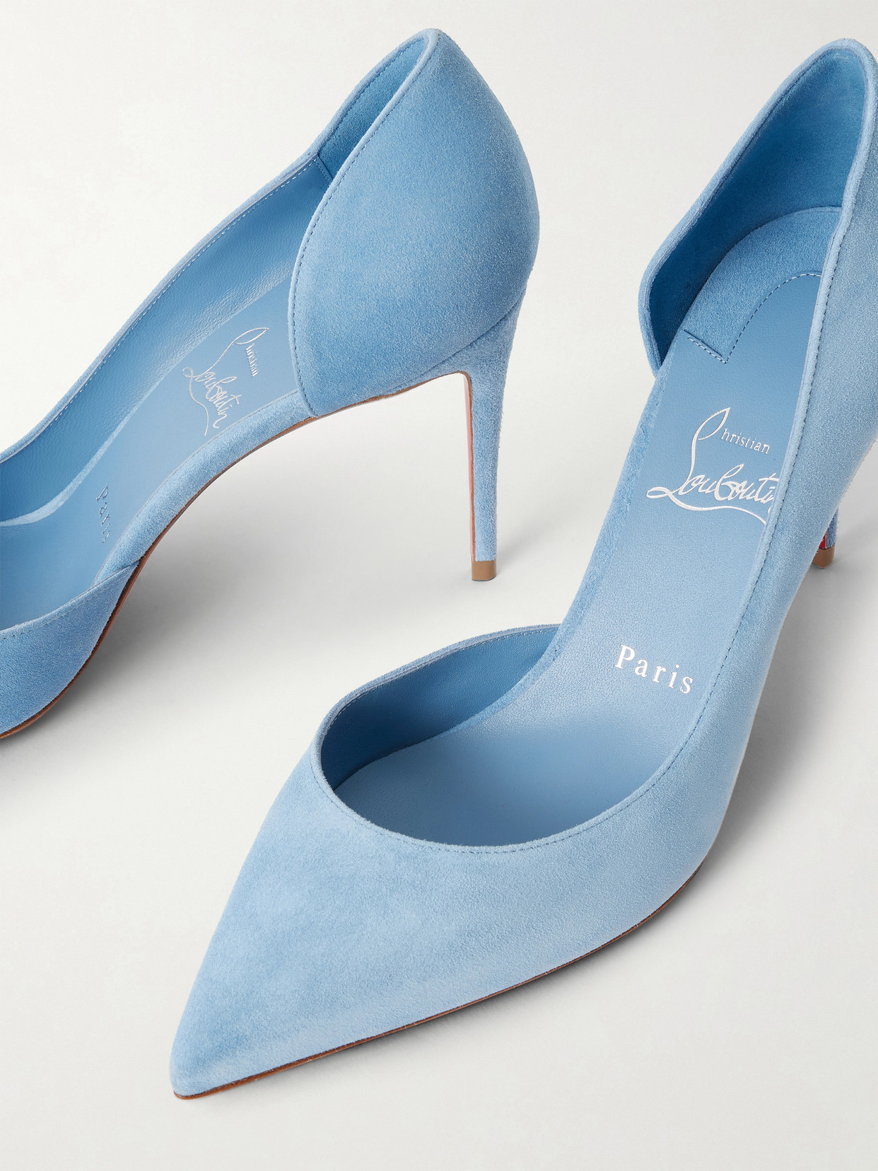 Iriza 85 Suede Pumps - Blue