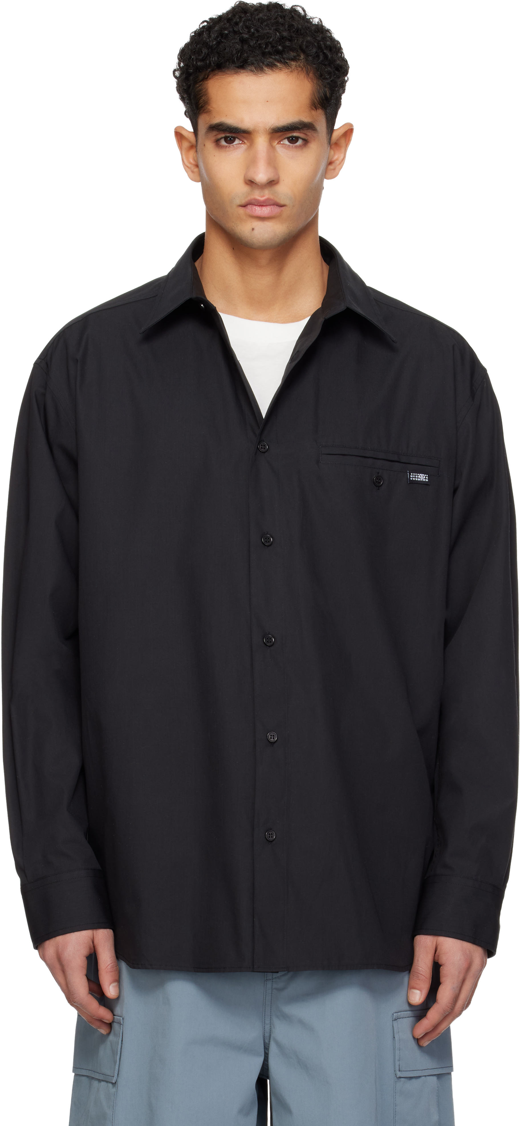 Black Cotton Shirt