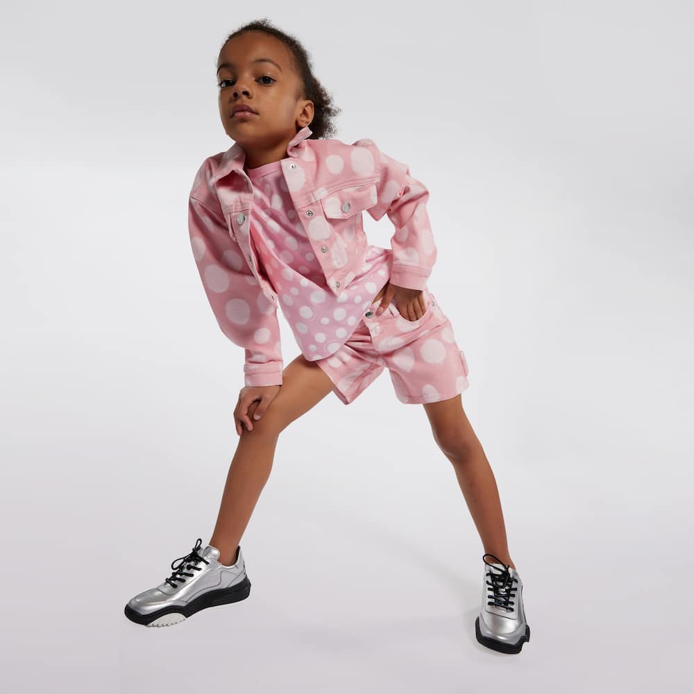 Marc Jacobs Kids Polka-dot denim jacket