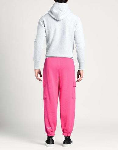 Man Pants Fuchsia Size XL Polyester, Cotton