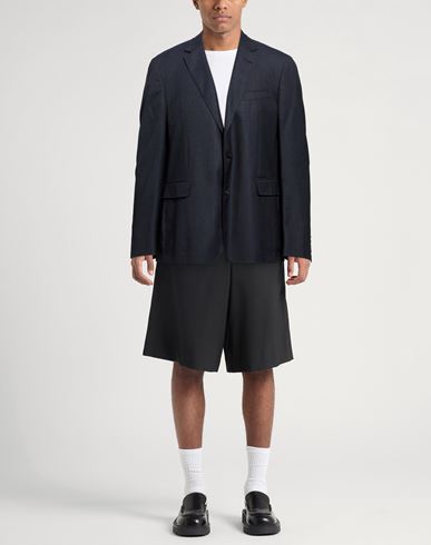 Man Blazer Midnight blue Size 46 Wool