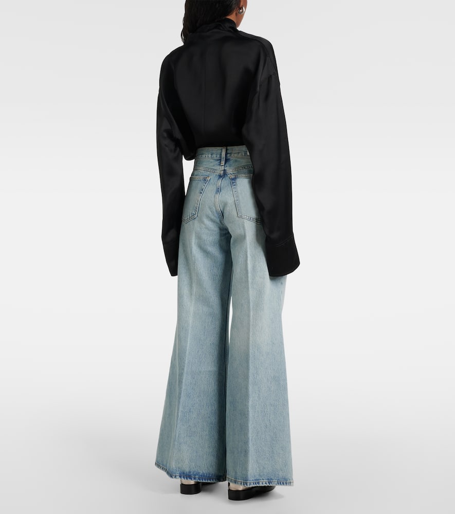 Baggy flared jeans