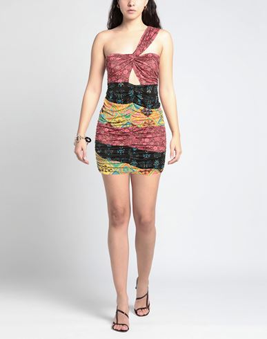 Akep Woman Mini dress Black Size 4 Polyester, Elastane