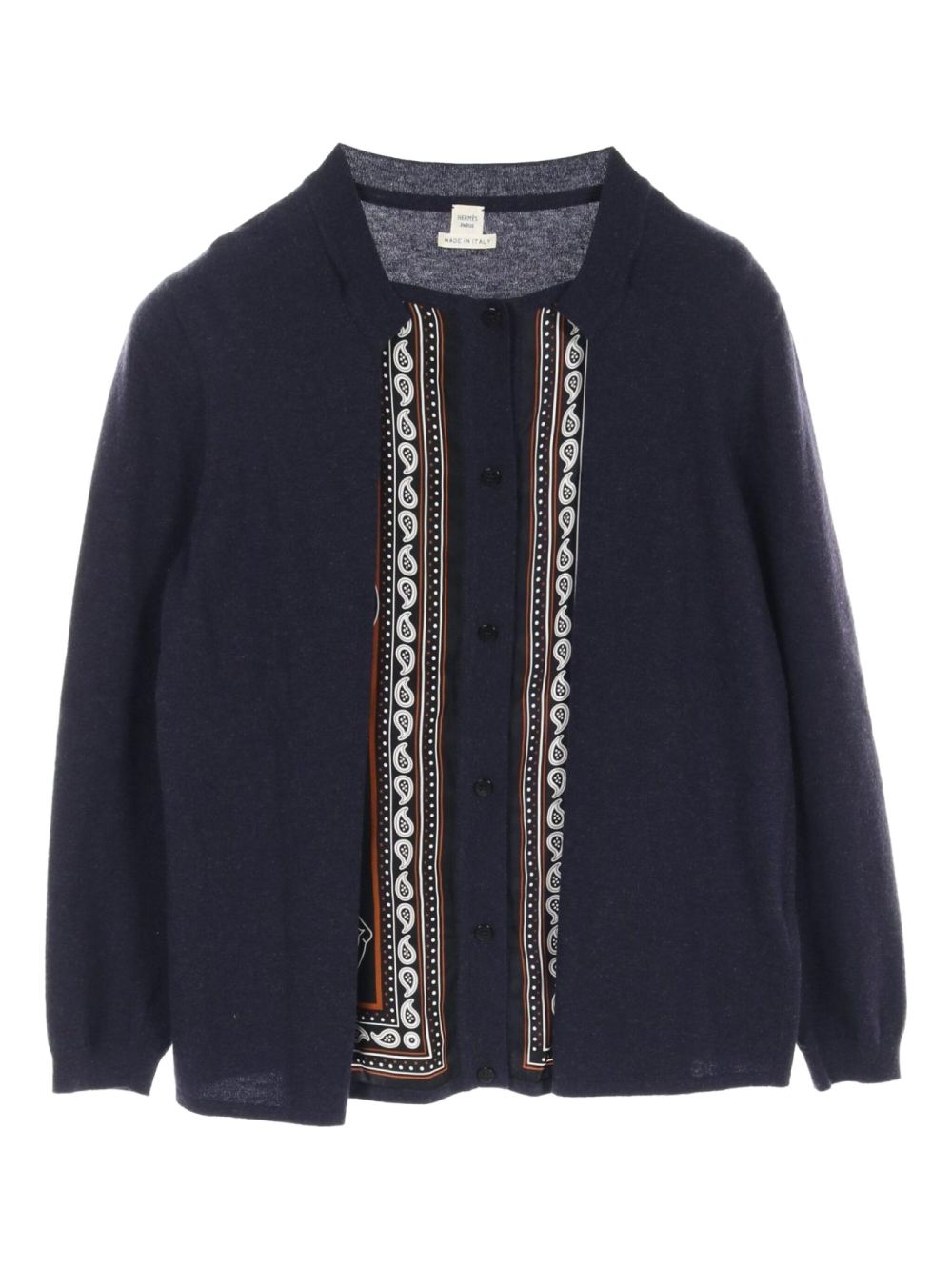 Hermès Pre-Owned 2010s Les Cles cardigan - Blue