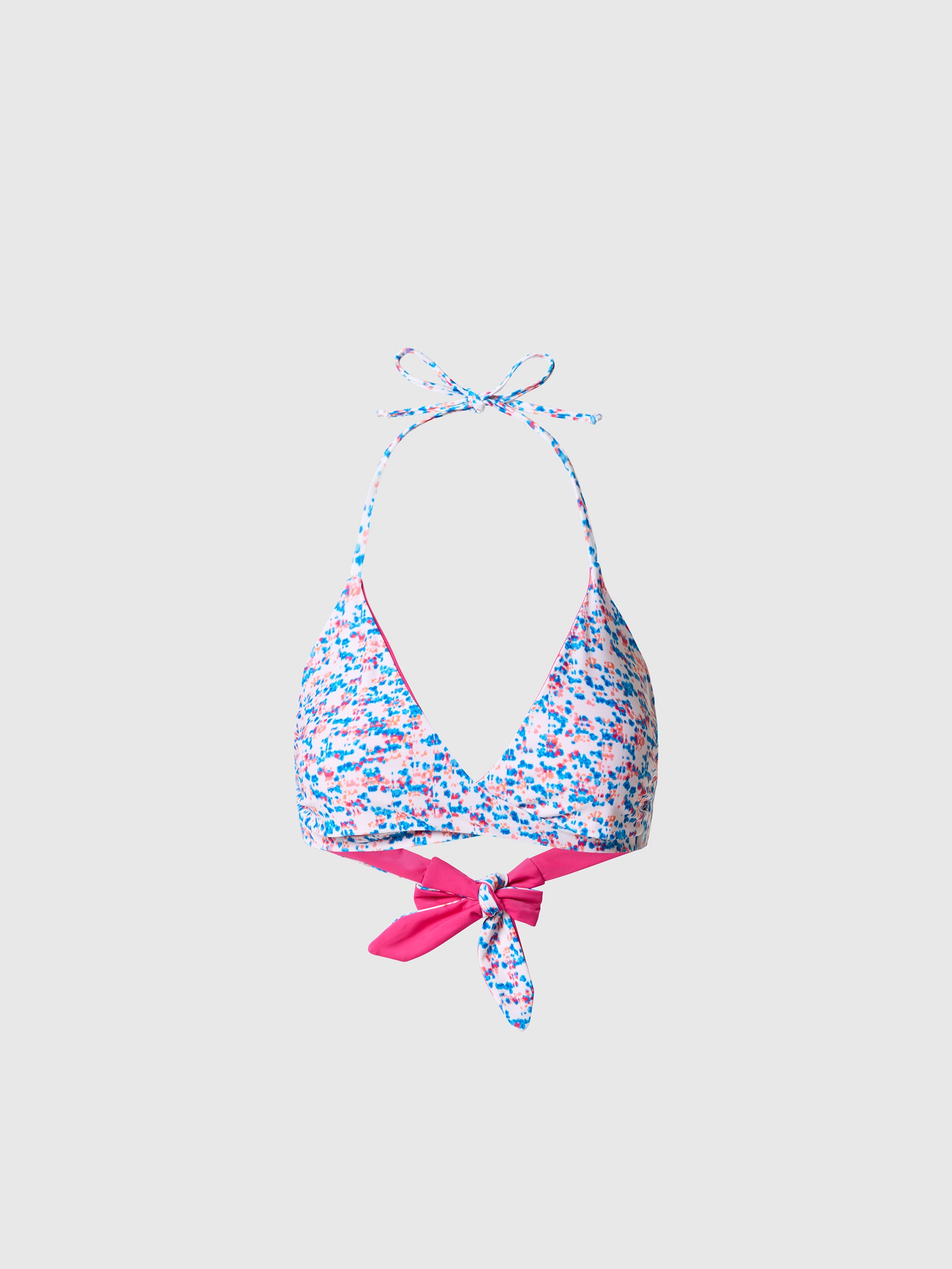 Parte de arriba de bikini reversible en V