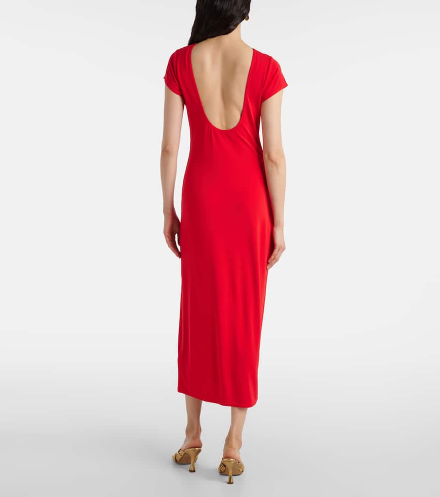 Jersey midi dress