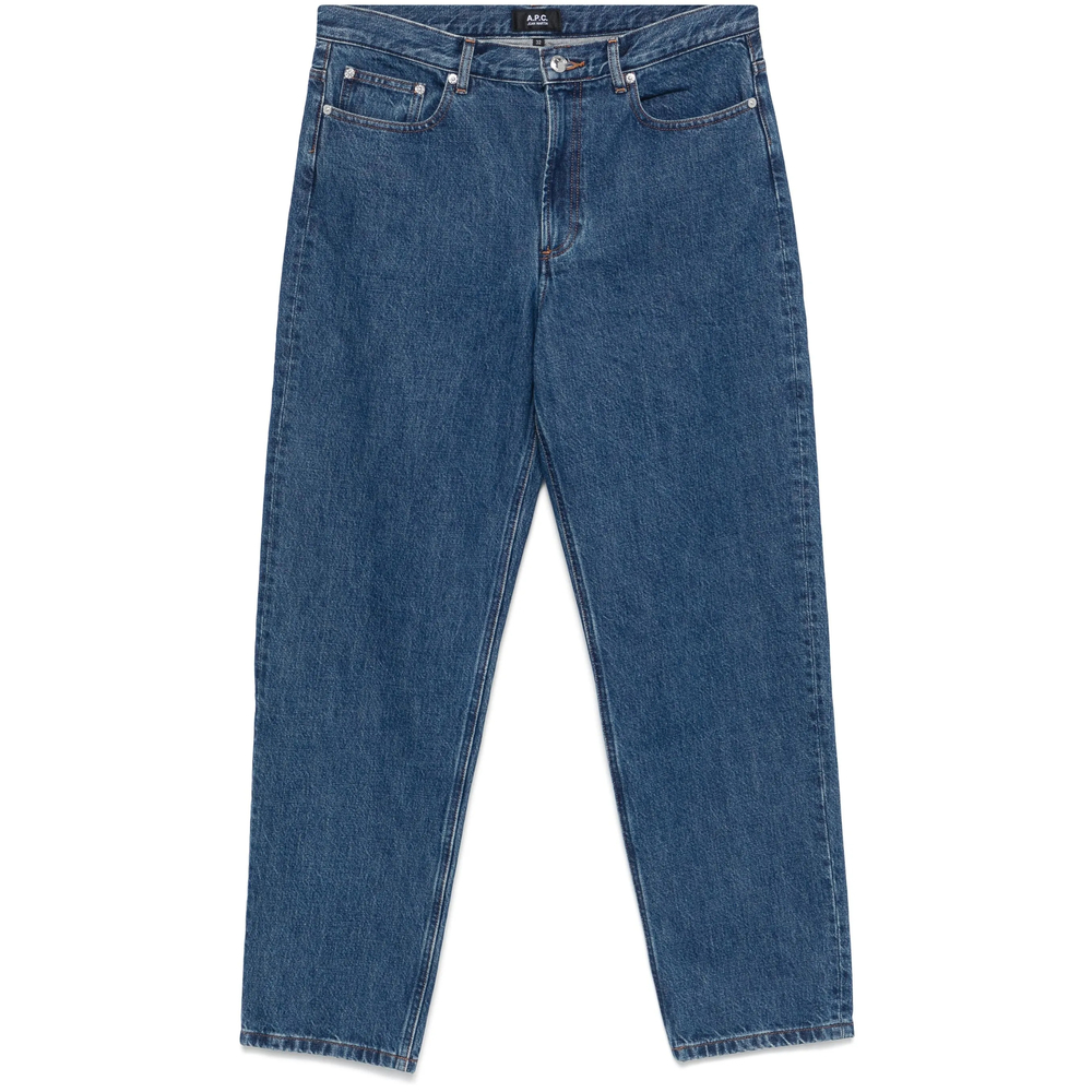 A. P.C. martin Blue Cotton Jeans