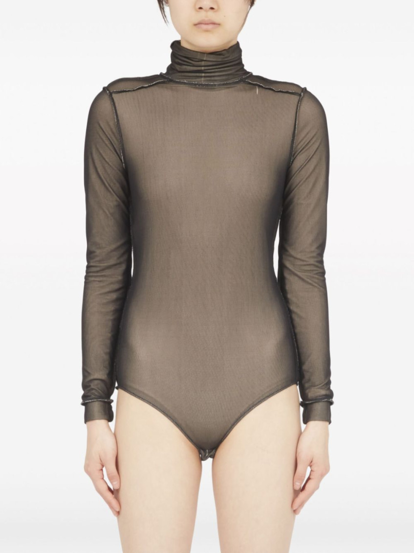 Roll Neck Long-sleeved Bodysuit